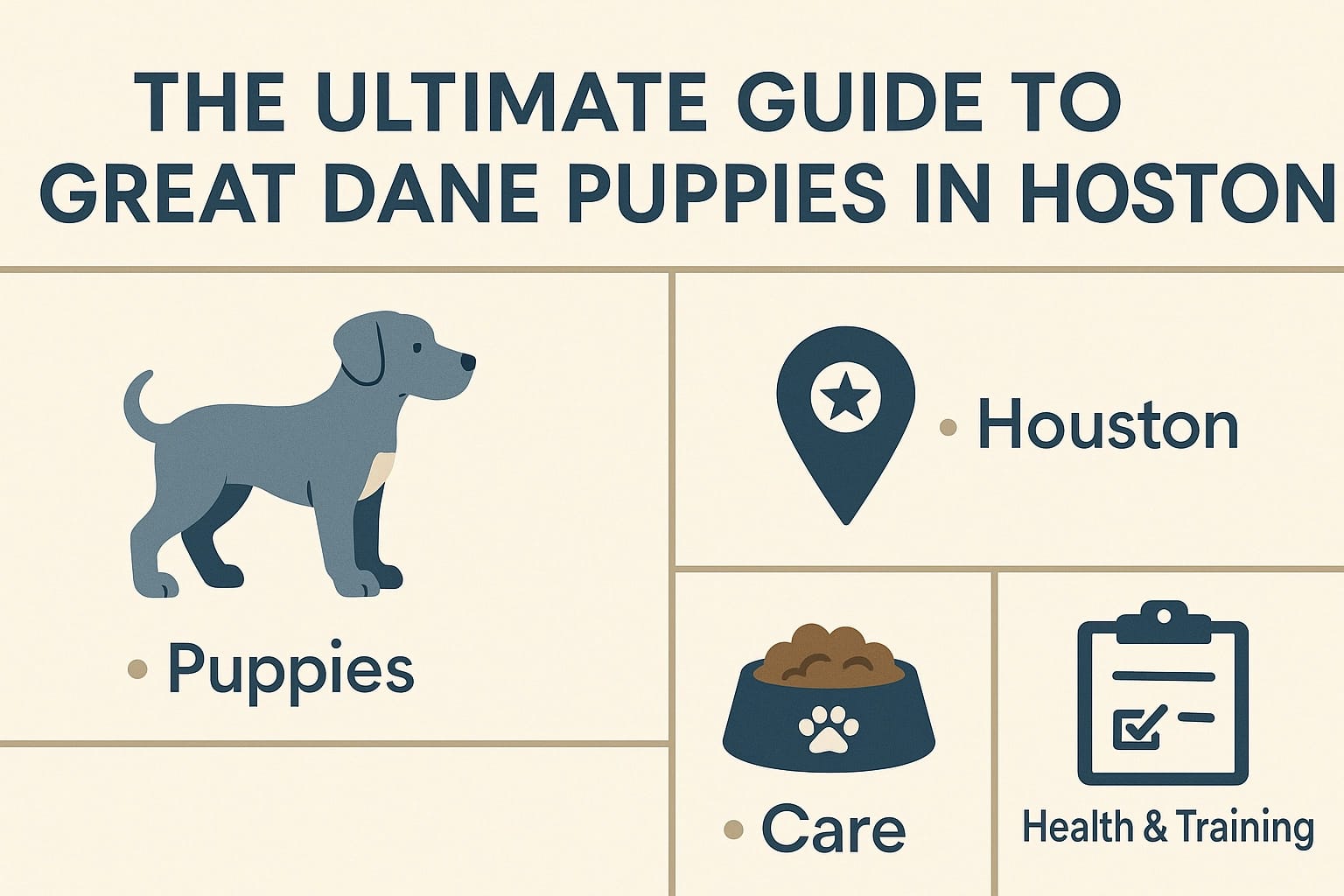 The Ultimate Guide to Great Dane Puppies in Houston