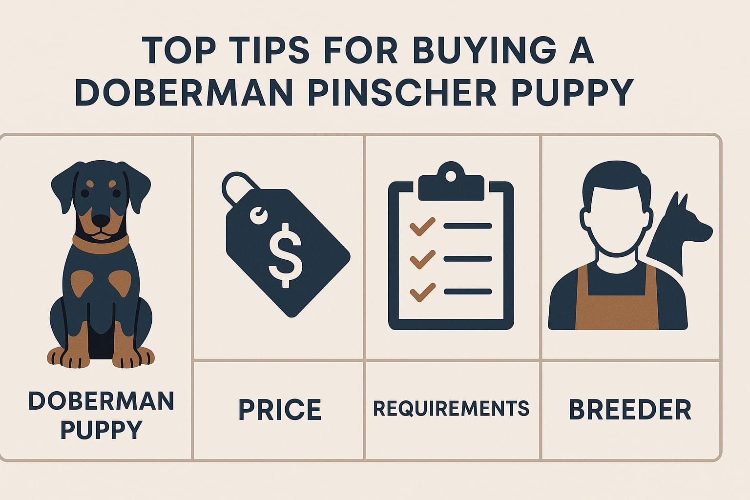 Top Tips for Buying a Doberman Pinscher Puppy